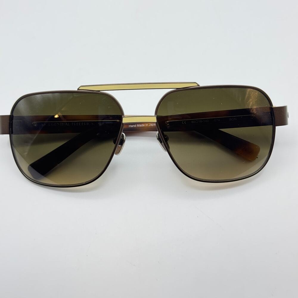 Robert Marc Sunglasses Bon 674 Brown Aviator Frame Gradient Lens 60-16-140mm